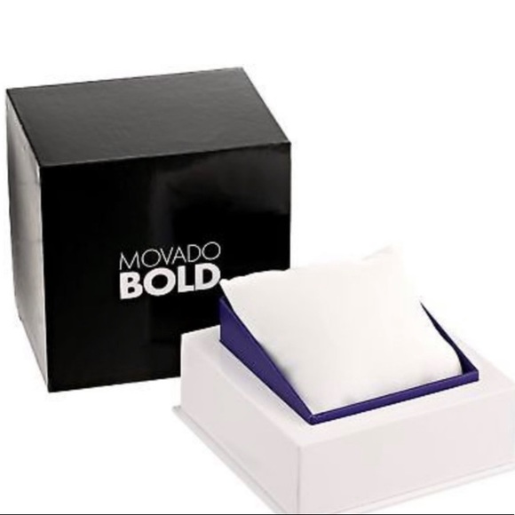 Authentic Movado BOLD Gunmetal 43 leather watch - Picture 7 of 8